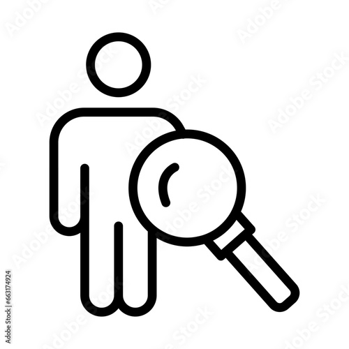 Recruiting icon in vector. Illustration