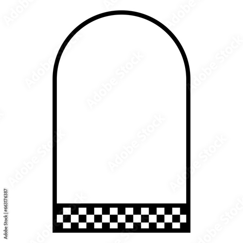 Arch With Checkerboard