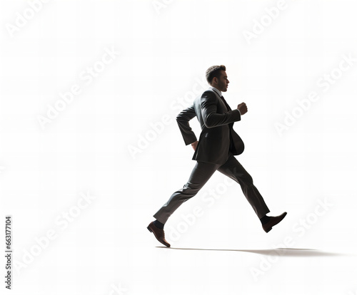 Running man silhouette © PHdJ