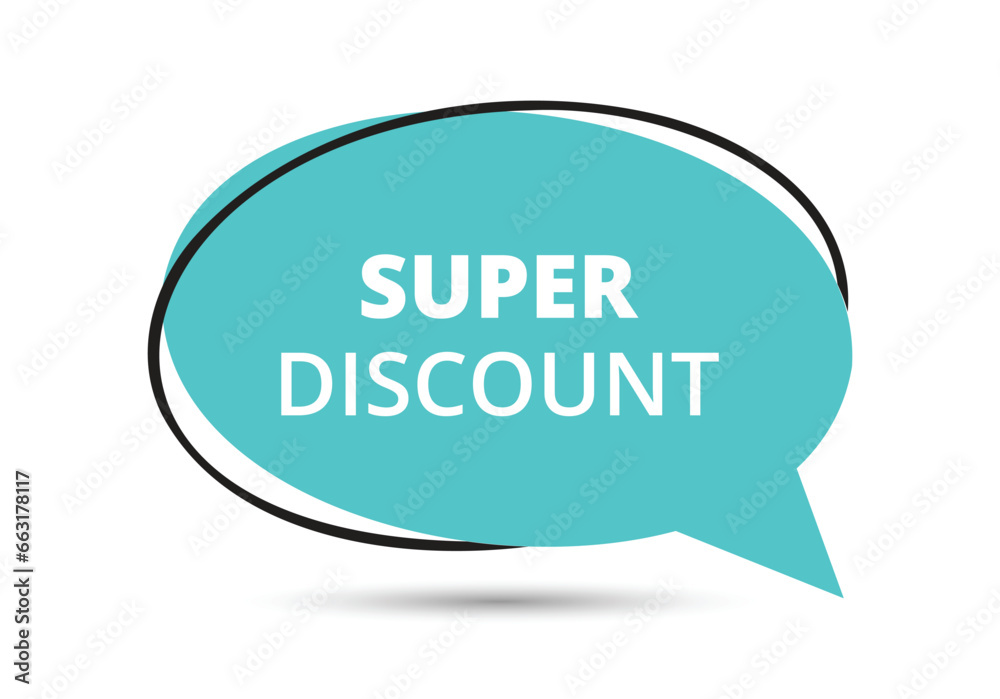 Super discount speech bubble text. Hi There on bright color for Sticker, Banner and Poster. vector illustration. Super discount speech bubble text. Hi There on bright color for Sticker, Banner and Poster. vector illustration.