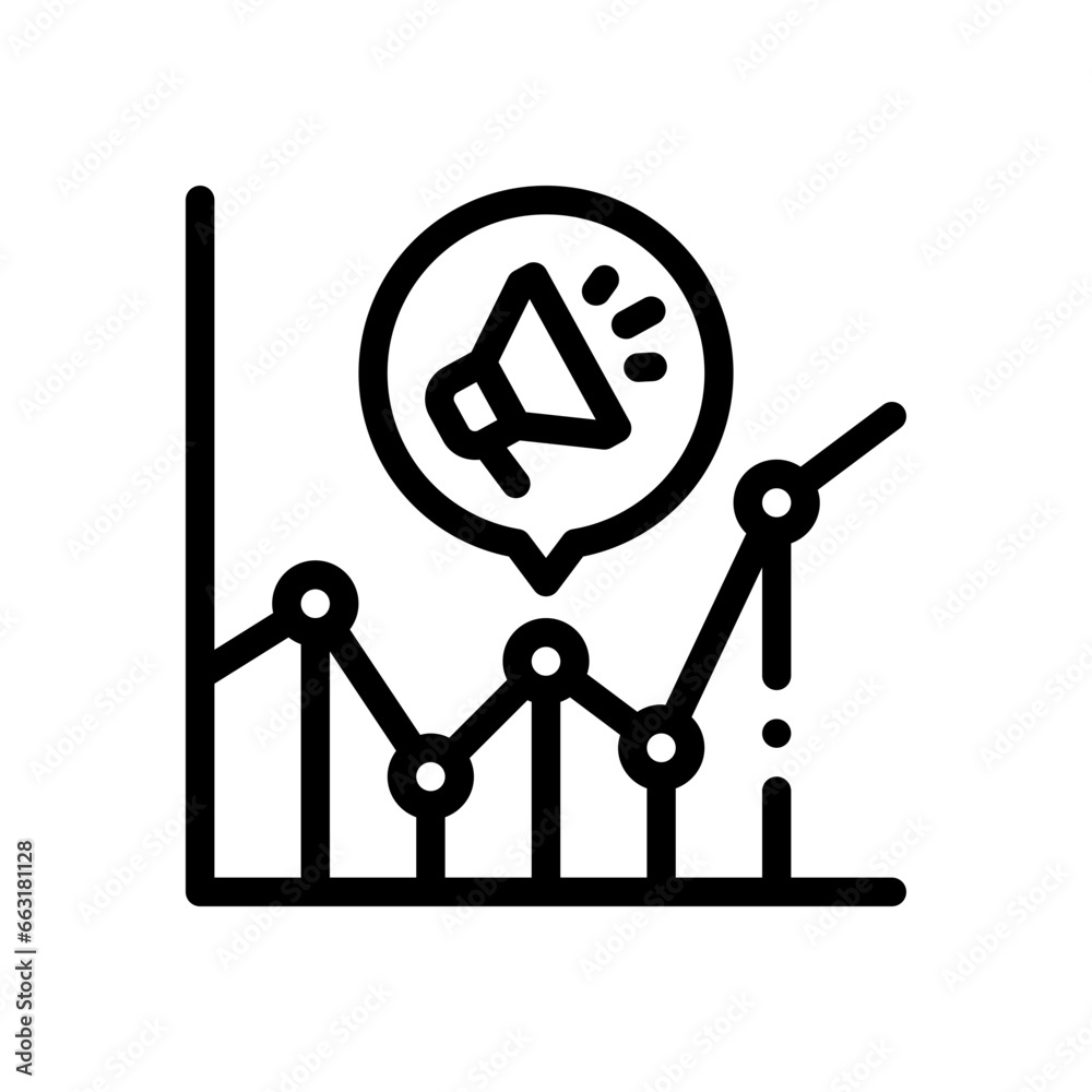 metrics line icon metrics line icon