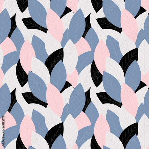 Beautiful glamorous and elegant pattern background from leaves, fashion, beauty, cosmetics, luxury and chic.