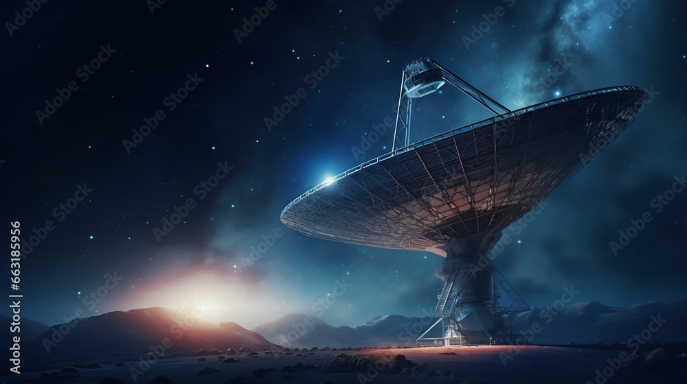 Stargazing Science: Radio Telescope Aiming at the Night Sky. Generative ai Stargazing Science: Radio Telescope Aiming at the Night Sky. Generative ai