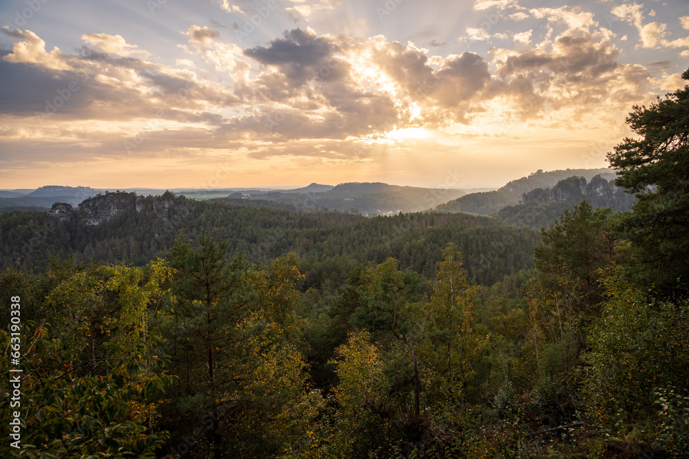 Saxon Switzerland National Park, or Nationalpark Sächsische Schweiz