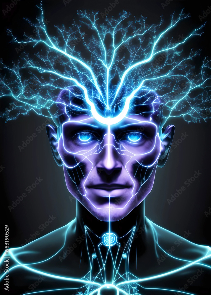 Fototapeta premium Futur 58 IA