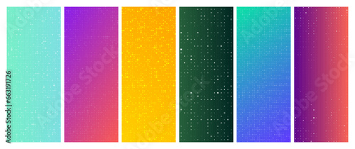 Abstract gradient geometric background with squares