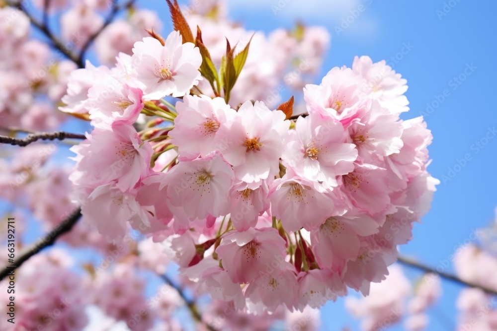 Fototapeta premium a blossoming cherry tree in spring
