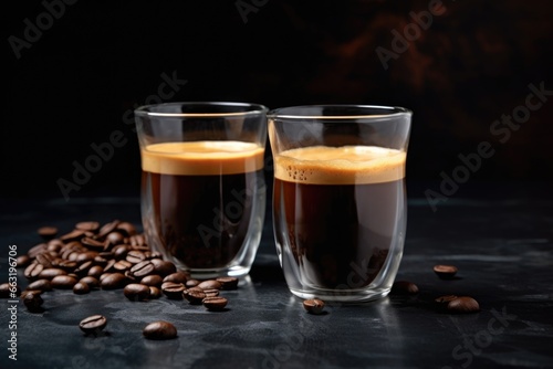 two cups of coffee placed side by side