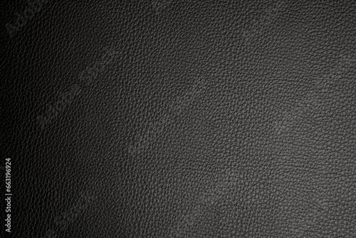 Black leather sheet texture with shadow background