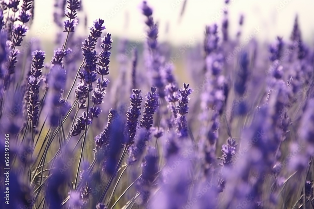 nature close-up: lavender stalks swaying in wind nature close-up: lavender stalks swaying in wind