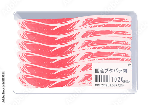 ブタバラ肉