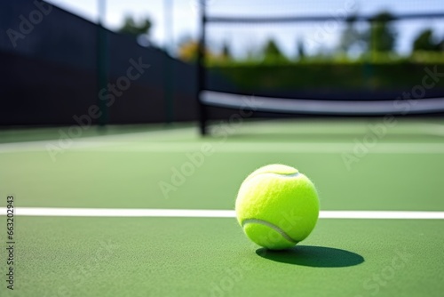 tennis ball and a racket on an outdoor court © Alfazet Chronicles