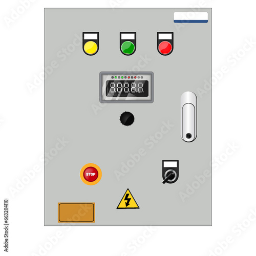 Control Panel. Production control panel and control of computer devices. Touchpad. 