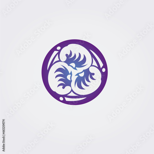 Symbole celtique - Nœud celtique et cercle de Triskelion - Trinité - Géométrie sacrée - Énergie