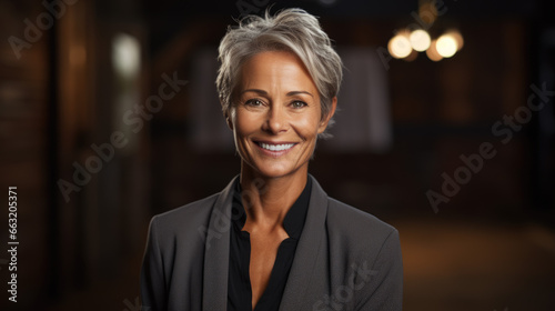 Beautiful middle age mature business woman, corporation ceo manager 