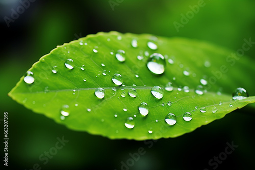 Leaf droplets