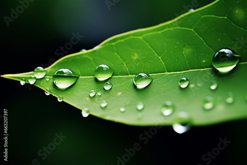 Leaf droplets