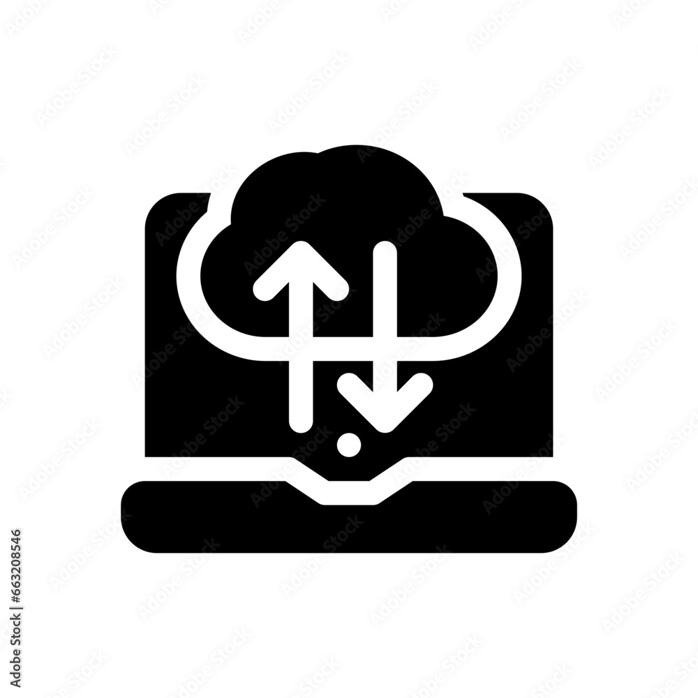 laptop glyph icon laptop glyph icon
