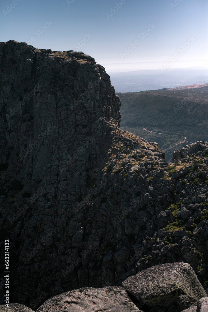 The Sierra da Estrella mountain range, Portugal.