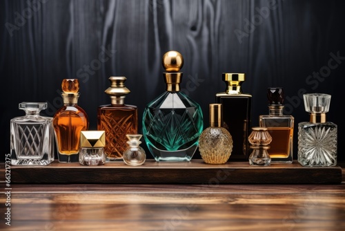 collection of different masculine perfume bottles