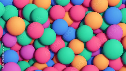 A Bunch Of Colorful Balls © Cameron Schmidt