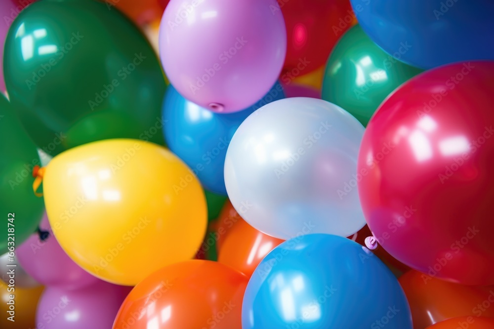 a cluster of colorful balloons tied together a cluster of colorful balloons tied together