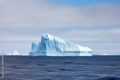 iceberg impeding the course of a cruise