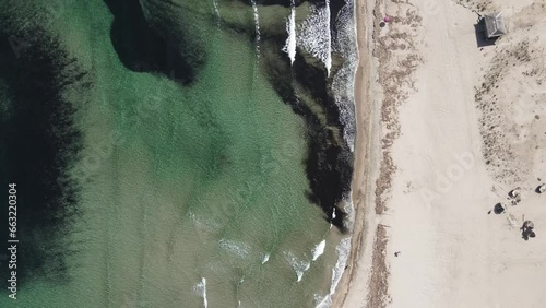 Aerial view of Silistar beach near village of Rezovo, Burgas Region, Bulgaria  photo