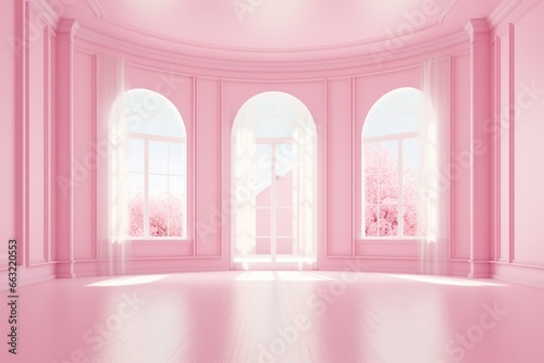 Pink Minimalist Interior