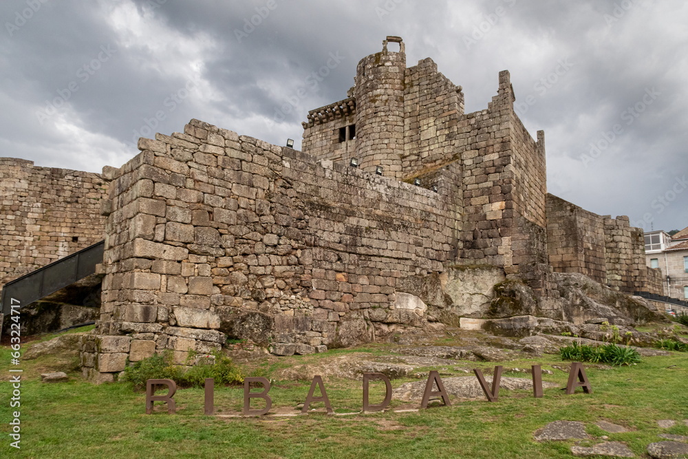 Castle of the Counts of Ribadavia, Ourense, Galicia.