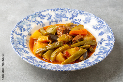 Turkish Food Turlu Mixed Ve...