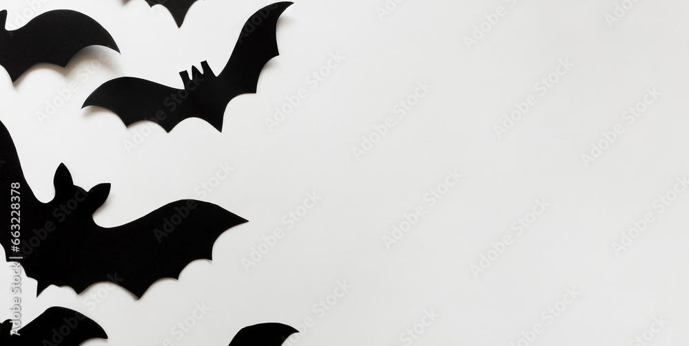 png isolated on transparent background halloween decorations paper bats halloween party gree