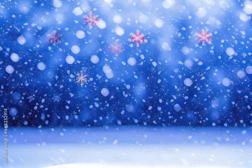 snow background with red color, snowy christmas theme in winter and white snowflakes falling abstract landscape, christmas celebration, Culture and Religion concept , generative ai snow background with red color, snowy christmas theme in winter and white snowflakes falling abstract landscape, christmas celebration, Culture and Religion concept , generative ai