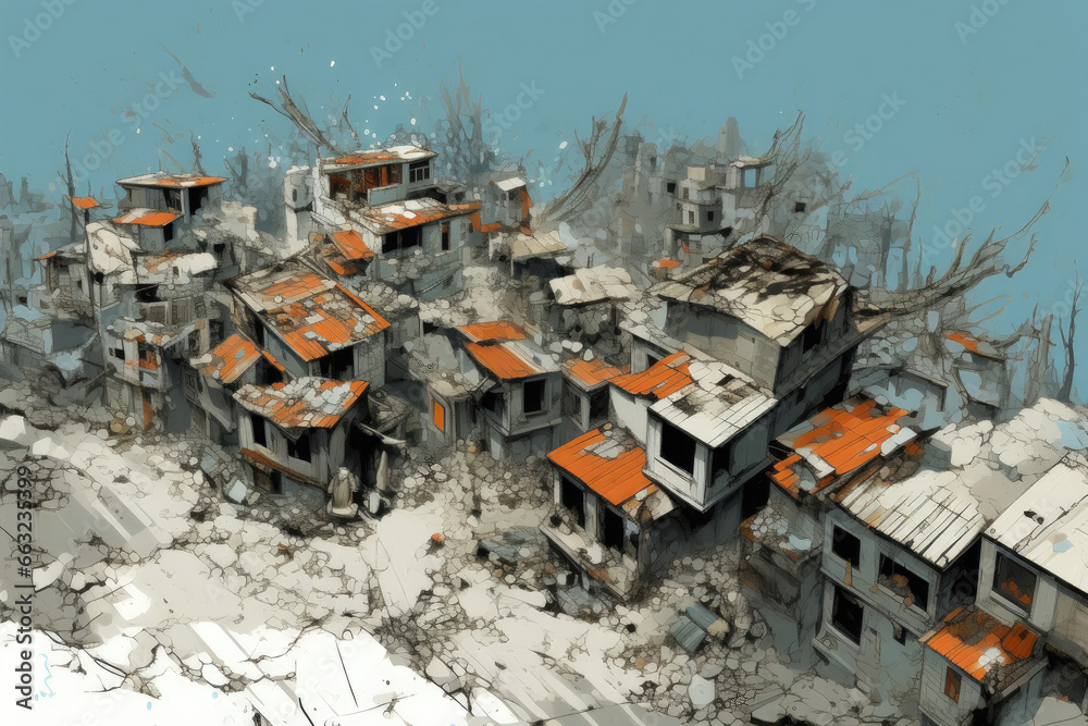 Destruction and Desolation: A City in Ruins