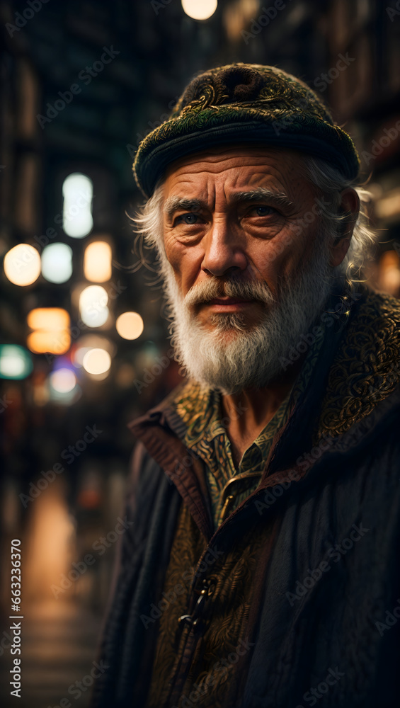 portrait of a old man portrait of a old man