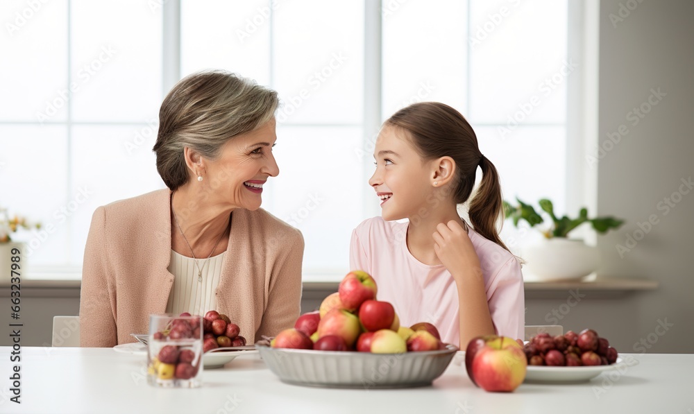 couple having breakfast together