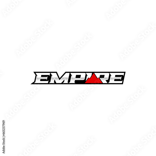 EMPIRE logo emblem, for sports companies, stickers, etc.