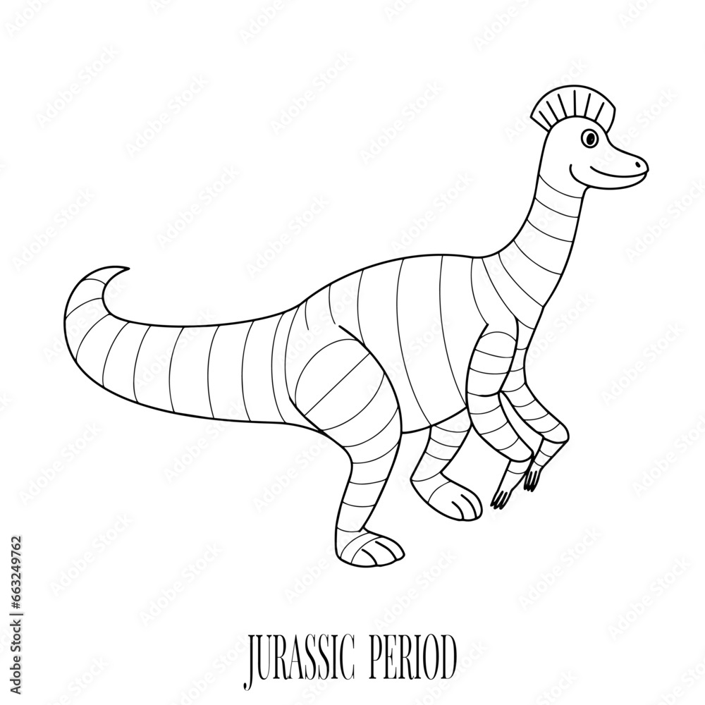 Fototapeta premium Jurassic period Dinosaurs Prehistoric period 