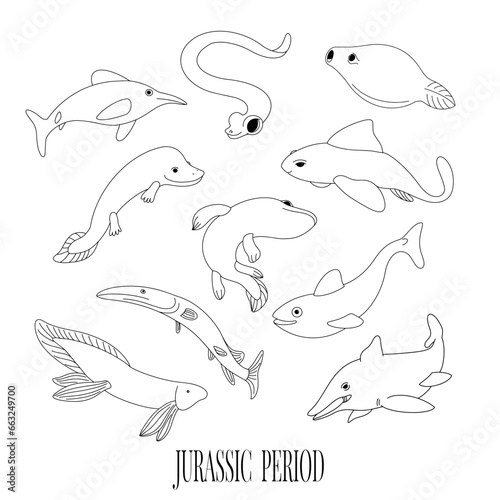 Jurassic period Dinosaurs Prehistoric period Sea creatures