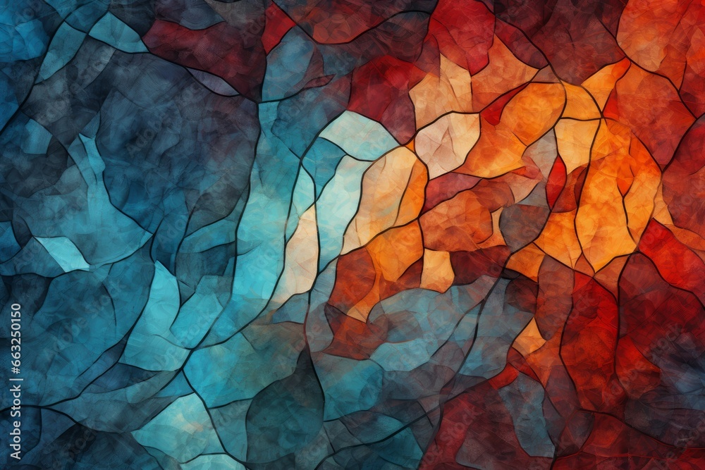 Seamless Abstract Colorful Texture Pattern