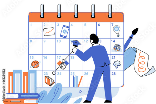 Self discipline and motivation, self control to complete work or achieve business goal, time management to increase productivity. Self management, target. Businessman writing self discipline list plan