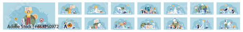 Climate change. Save the planet. Vector illustration By addressing climate change, we secure better future for all Earth pollution calls for stricter regulations and conscious choices Choose renewable