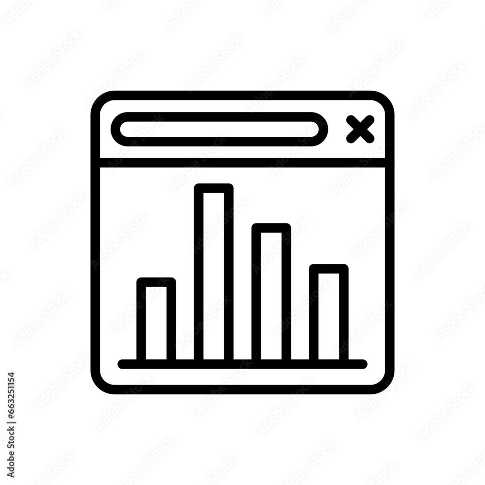 Web Analyst icon in vector. Illustration Web Analyst icon in vector. Illustration