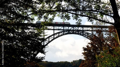 the famous Muengstener bridge in germany video photo