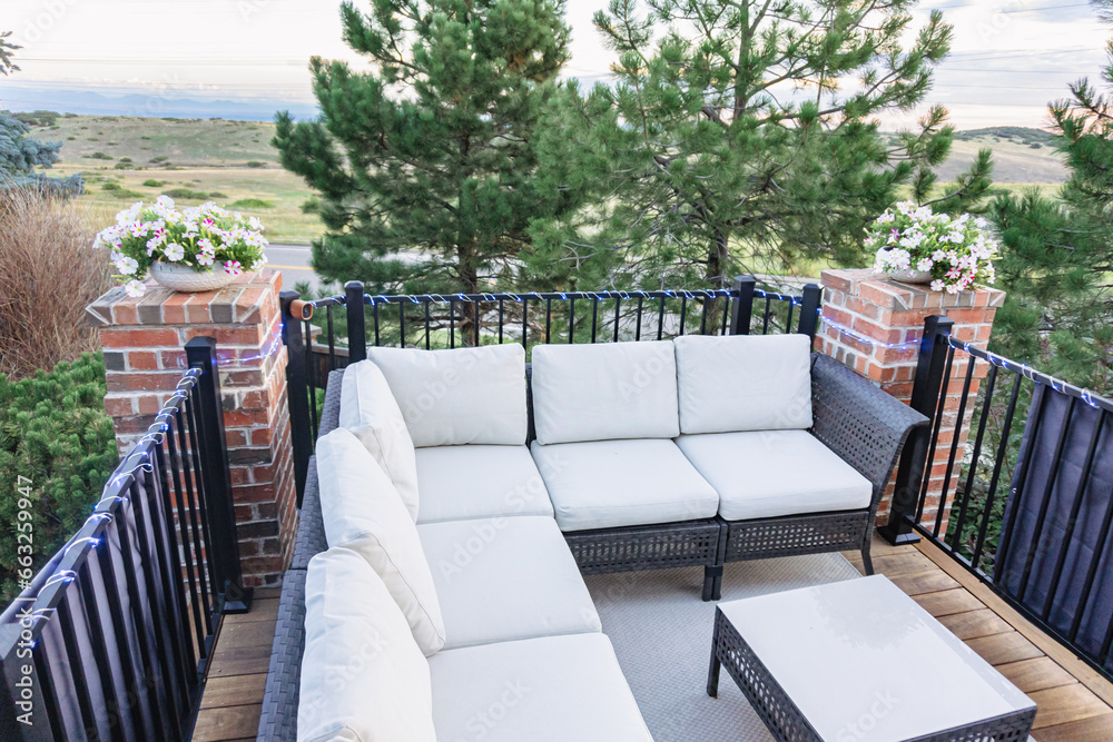 Fototapeta premium Outdoor patio