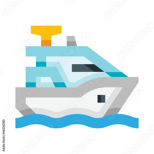Luxury yacht