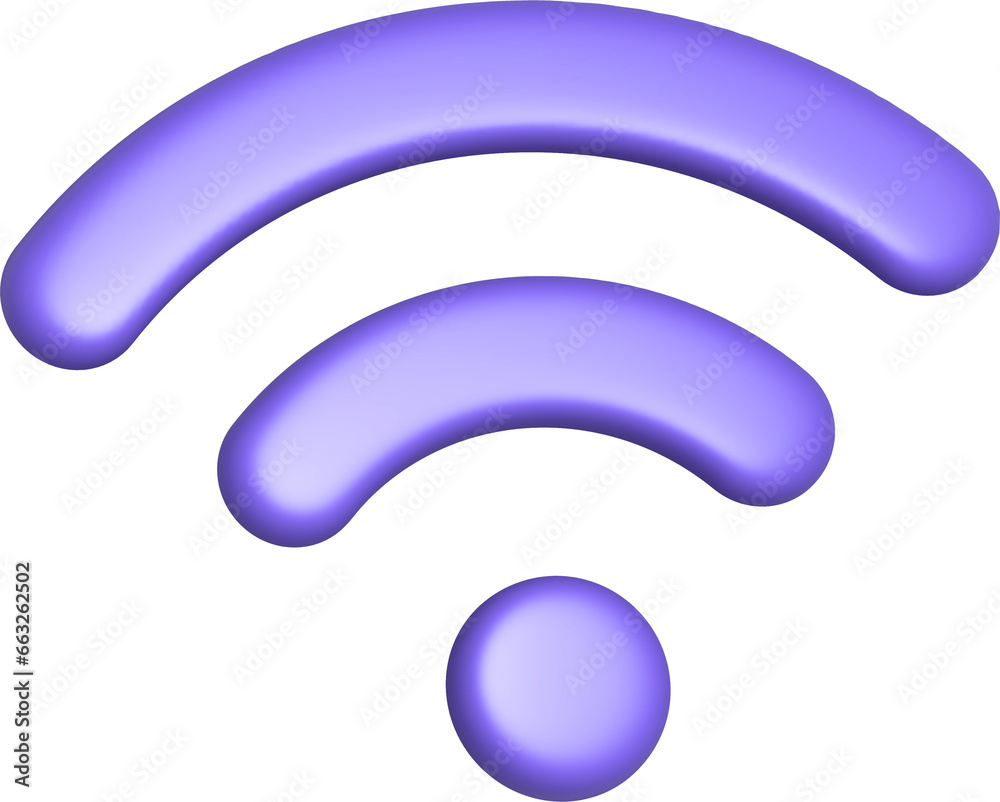 3d rendering wifi radio signal icon. Illustration with shadow isolated on white. 3d rendering wifi radio signal icon. Illustration with shadow isolated on white.