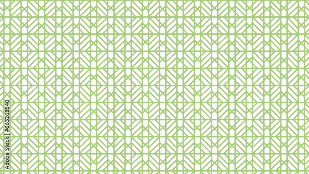 Abstract geometric green and white background