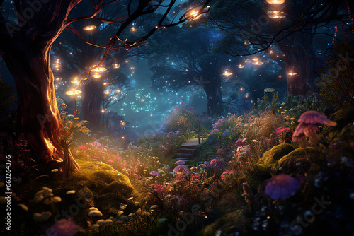 A magical forest, from fantastic stories © frimufilms