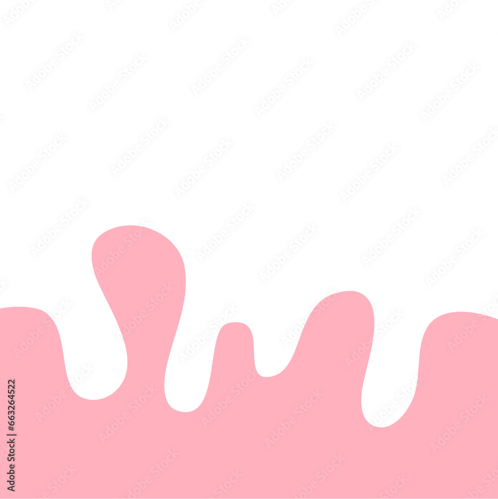 Pink Pastel Melted Corner Background Element Pink Pastel Melted Corner Background Element